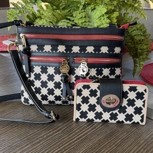 Spartina 449 Daufuskie Island Rhett Zipper Hipster Crossbody Bag With Wallet